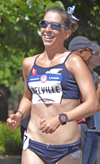 20k Olympic Trials Finishing Miranda Melville